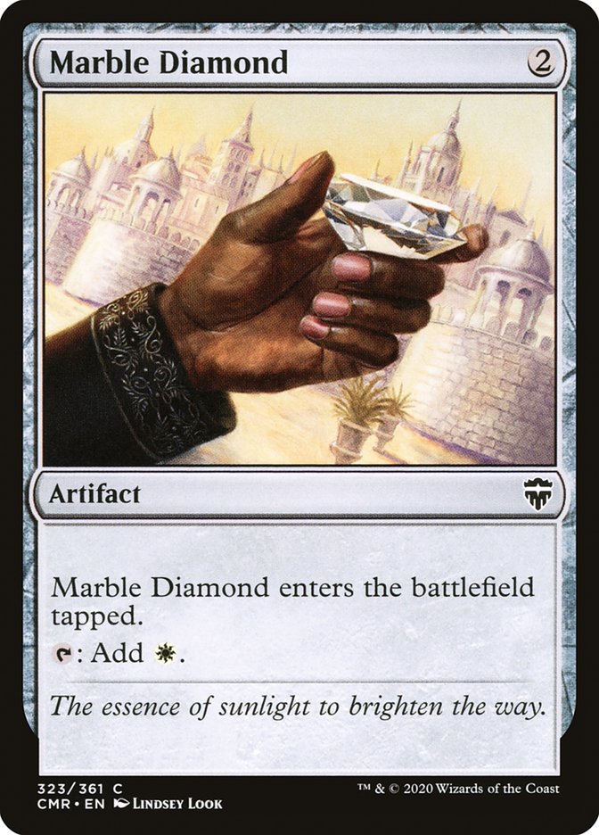 Marble Diamond [Commander Legends] [Foil]