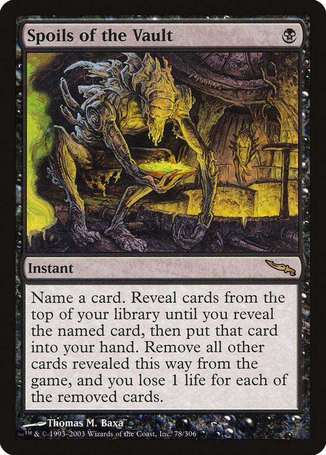 Spoils of the Vault [Mirrodin] [Foil]