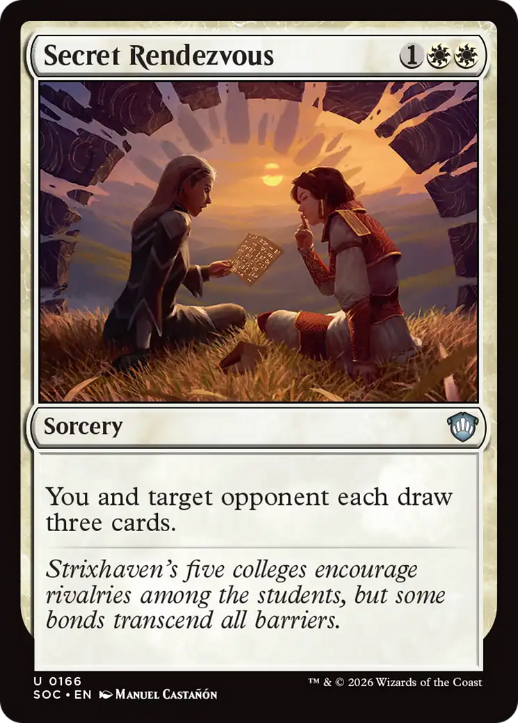 Secret Rendezvous [Secrets of Strixhaven Commander] [Foil]