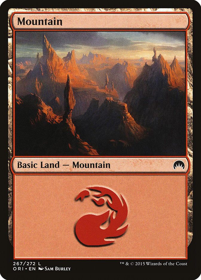 Mountain (267) [Magic Origins] [Foil]