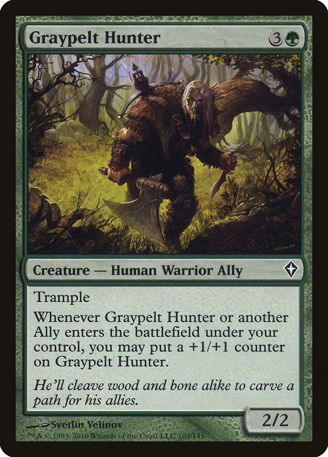 Graypelt Hunter [Worldwake] [Foil]