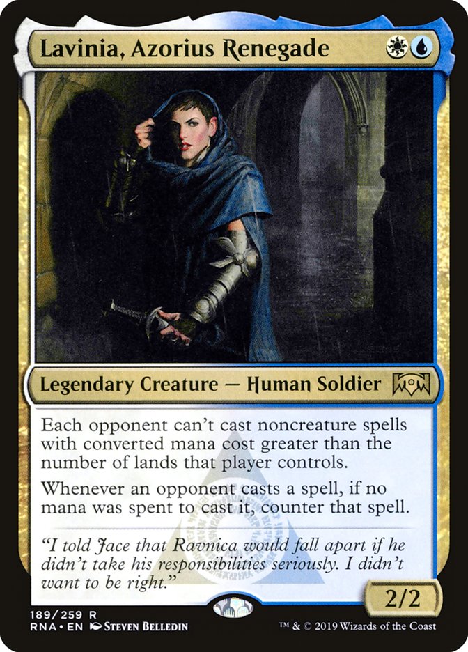 Lavinia, Azorius Renegade [Ravnica Allegiance] [Foil]