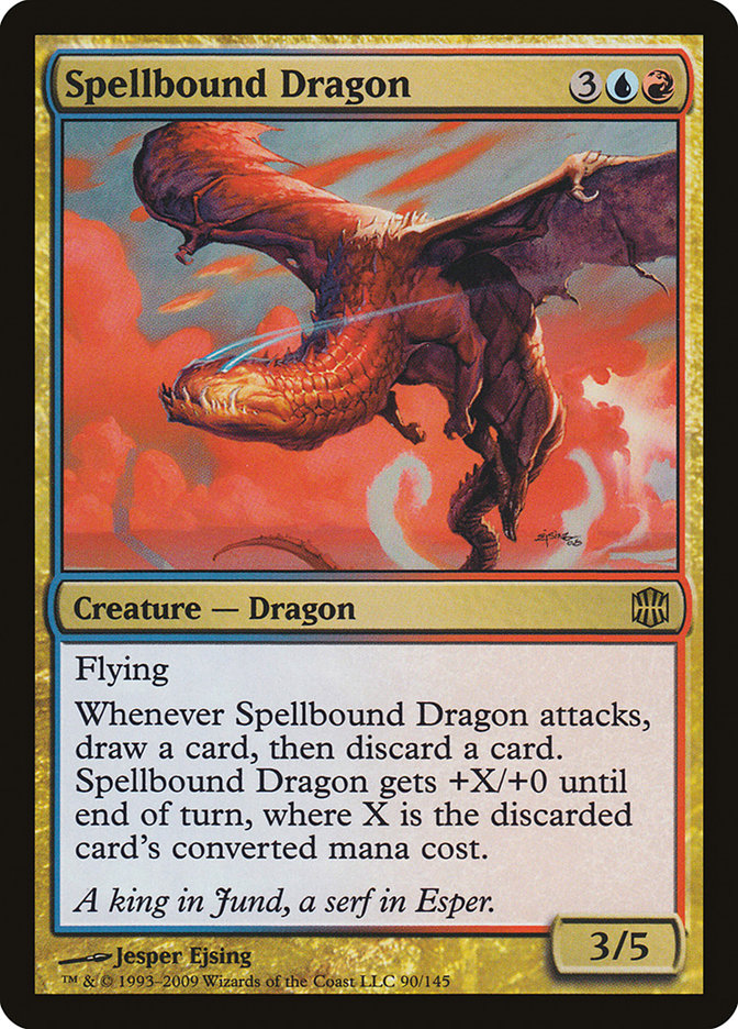 Spellbound Dragon [Alara Reborn] [Foil]