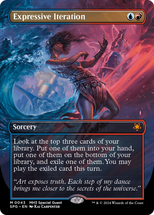 Expressive Iteration (Borderless) [Modern Horizons 3 Special Guests] [Foil]