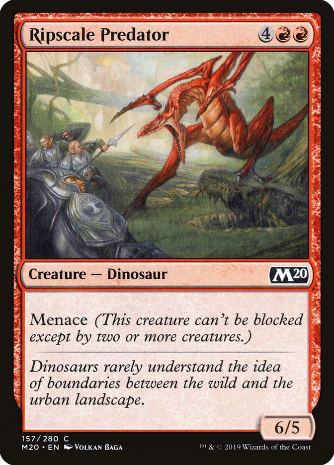 Ripscale Predator [Core Set 2020] [Foil]