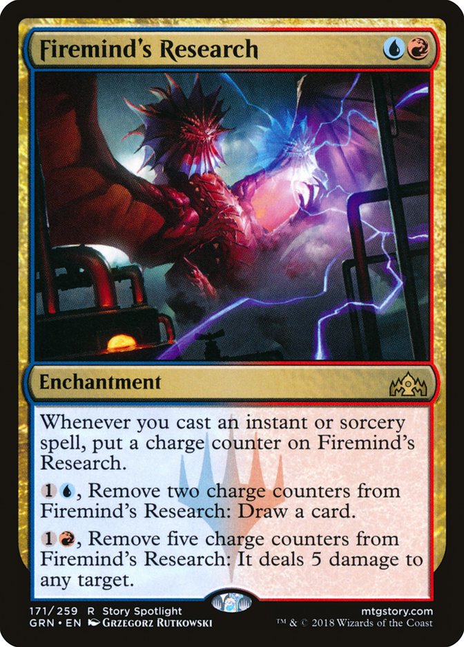 Firemind's Research [Guilds of Ravnica] [Foil]