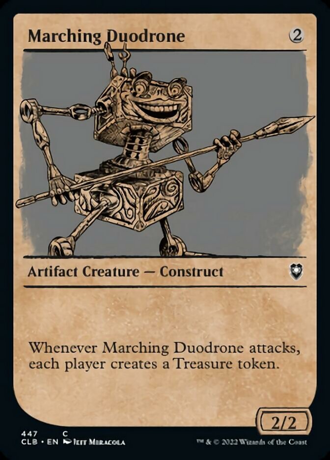 Marching Duodrone (Showcase) [Commander Legends: Battle for Baldur's Gate] [Foil]