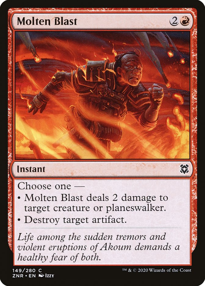 Molten Blast [Zendikar Rising] [Foil]