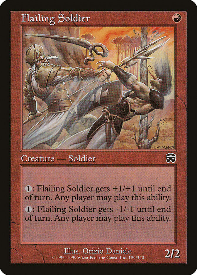 Flailing Soldier [Mercadian Masques] [Foil]