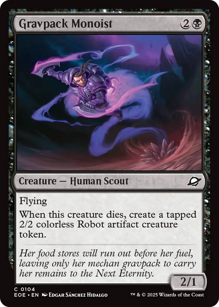Gravpack Monoist [Edge of Eternities] [Foil]