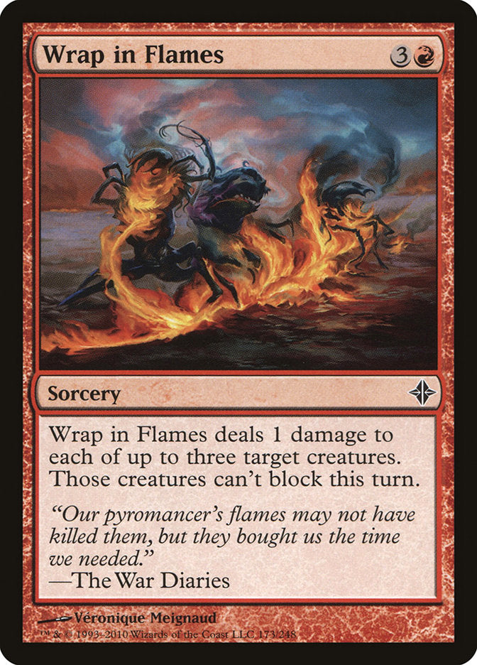 Wrap in Flames [Rise of the Eldrazi] [Foil]