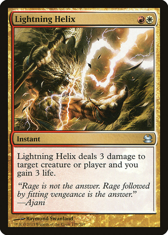 Lightning Helix [Modern Masters] [Foil]