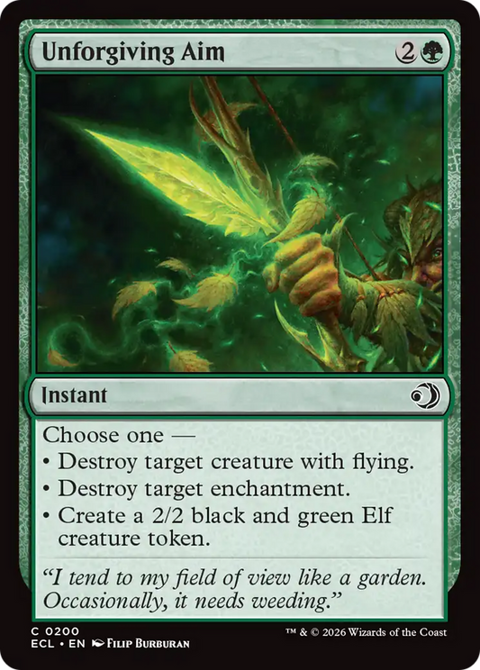 Unforgiving Aim [Lorwyn Eclipsed] [Foil]