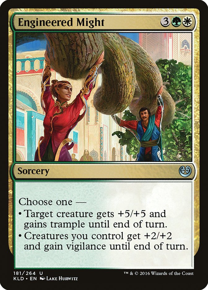 Engineered Might [Kaladesh] [Foil]