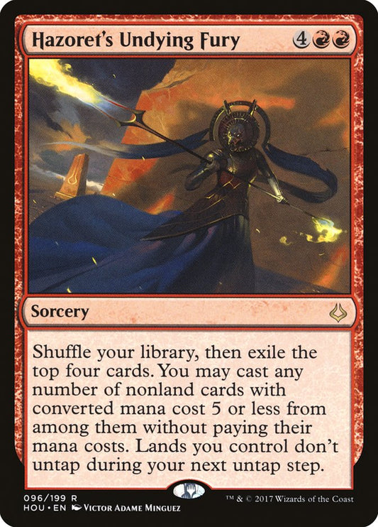 Hazoret's Undying Fury [Hour of Devastation] [Foil]