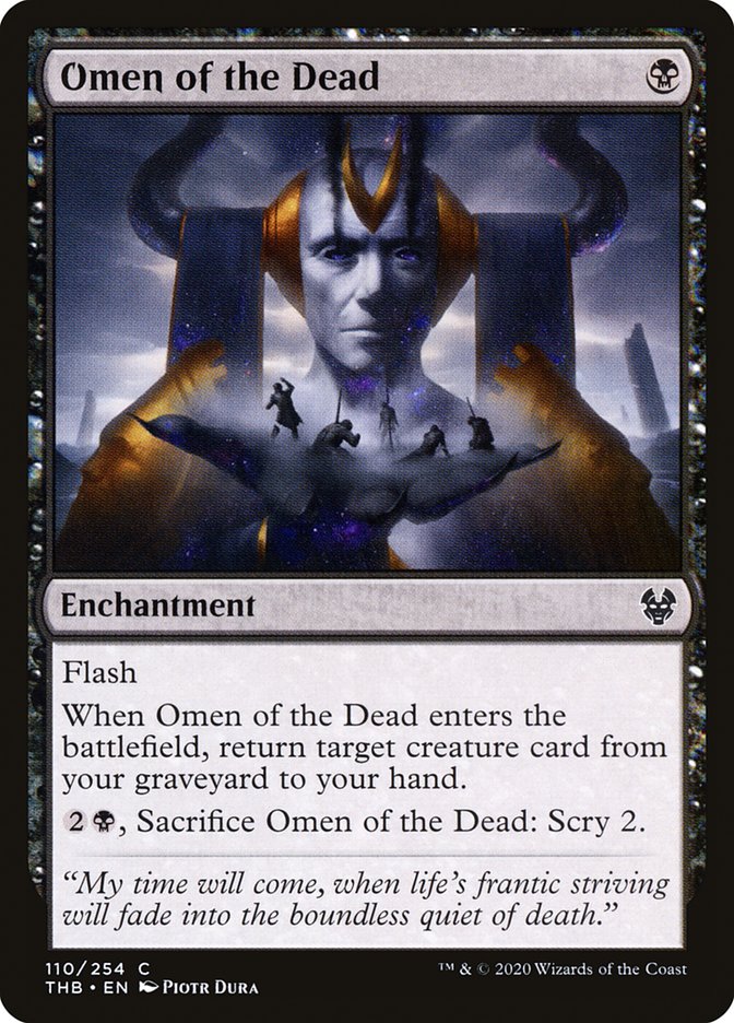 Omen of the Dead [Theros Beyond Death] [Foil]