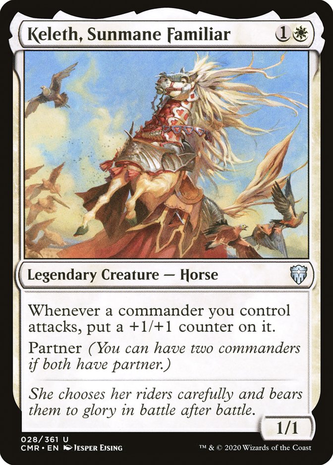 Keleth, Sunmane Familiar [Commander Legends] [Foil]