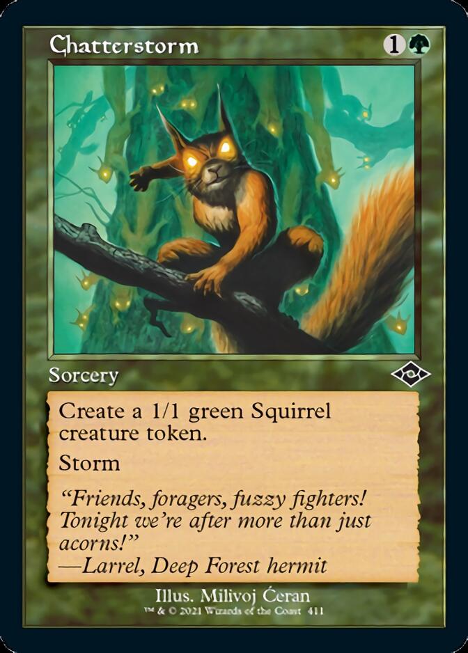 Chatterstorm (Retro) [Modern Horizons 2] [Foil]