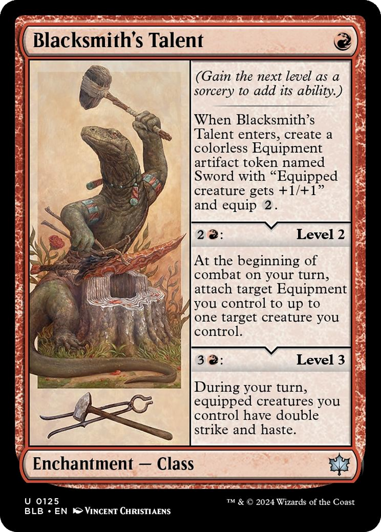 Blacksmith's Talent [Bloomburrow] [Foil]