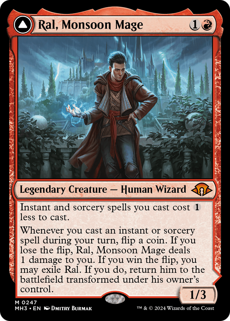 Ral, Monsoon Mage // Ral, Leyline Prodigy [Modern Horizons 3] [Foil]