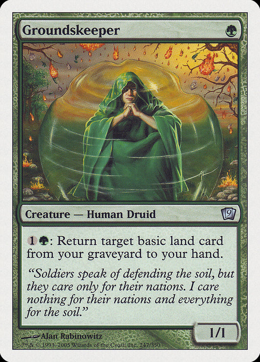 Groundskeeper [Ninth Edition] [Foil]