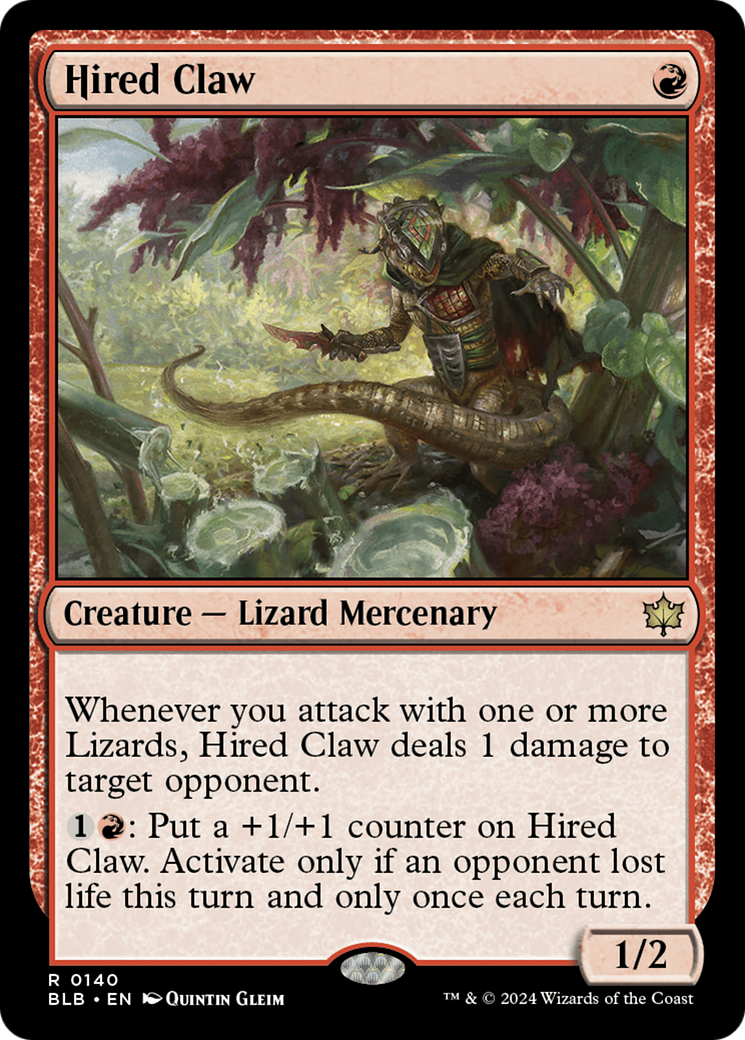 Hired Claw [Bloomburrow] [Foil]