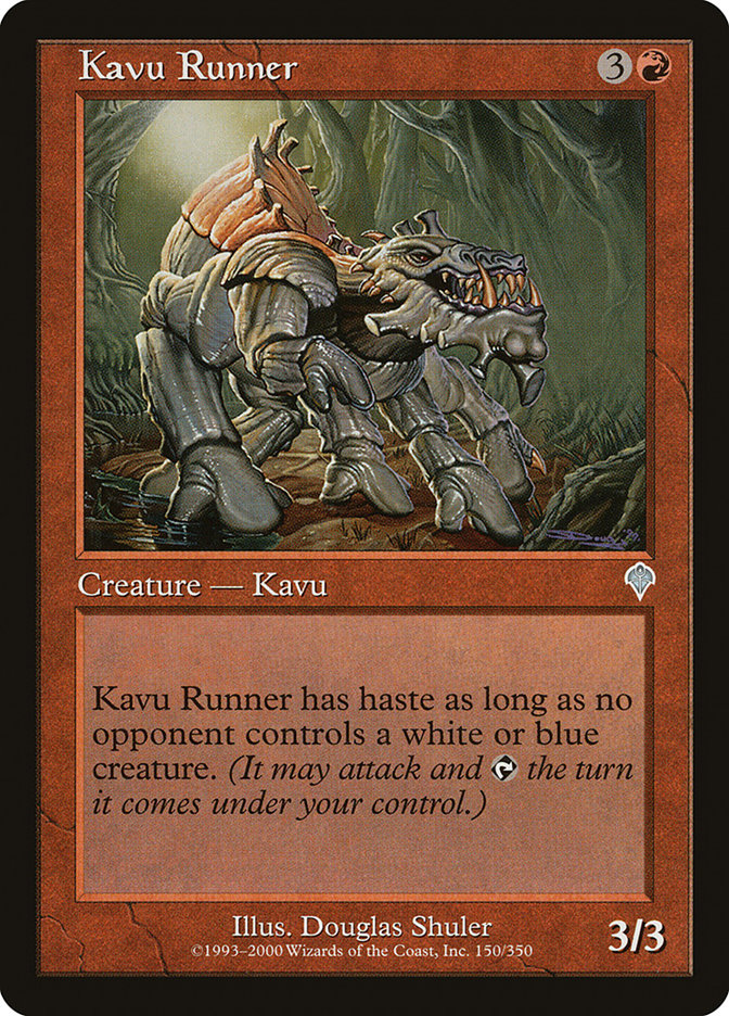 Kavu Runner [Invasion] [Foil]
