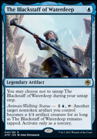The Blackstaff of Waterdeep (Promo Pack) [Dungeons & Dragons: Adventures in the Forgotten Realms Promos] [Foil]
