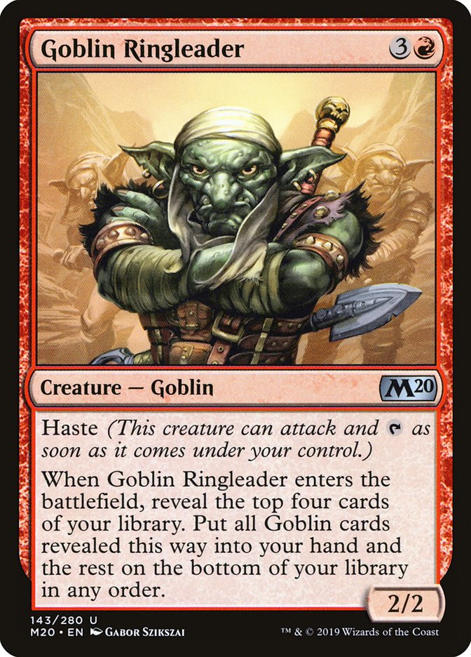 Goblin Ringleader [Core Set 2020] [Foil]