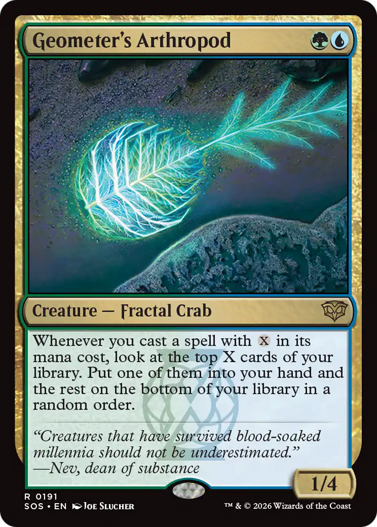Geometer's Arthropod [Secrets of Strixhaven] [Foil]