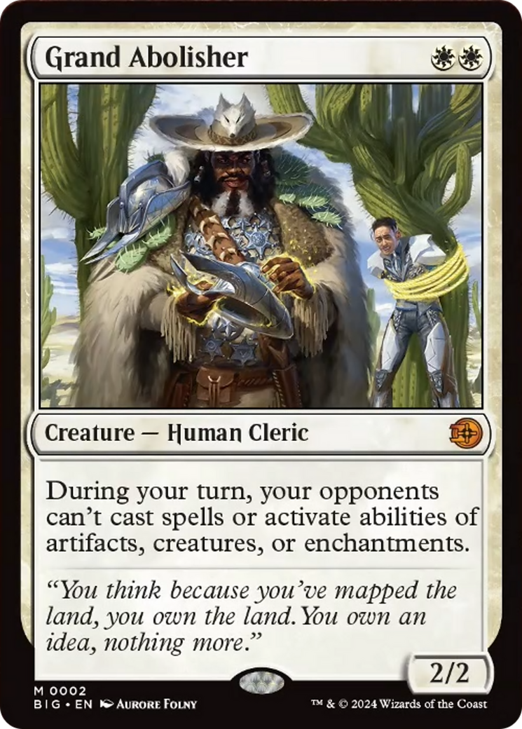 Grand Abolisher [Outlaws of Thunder Junction: The Big Score] [Foil]