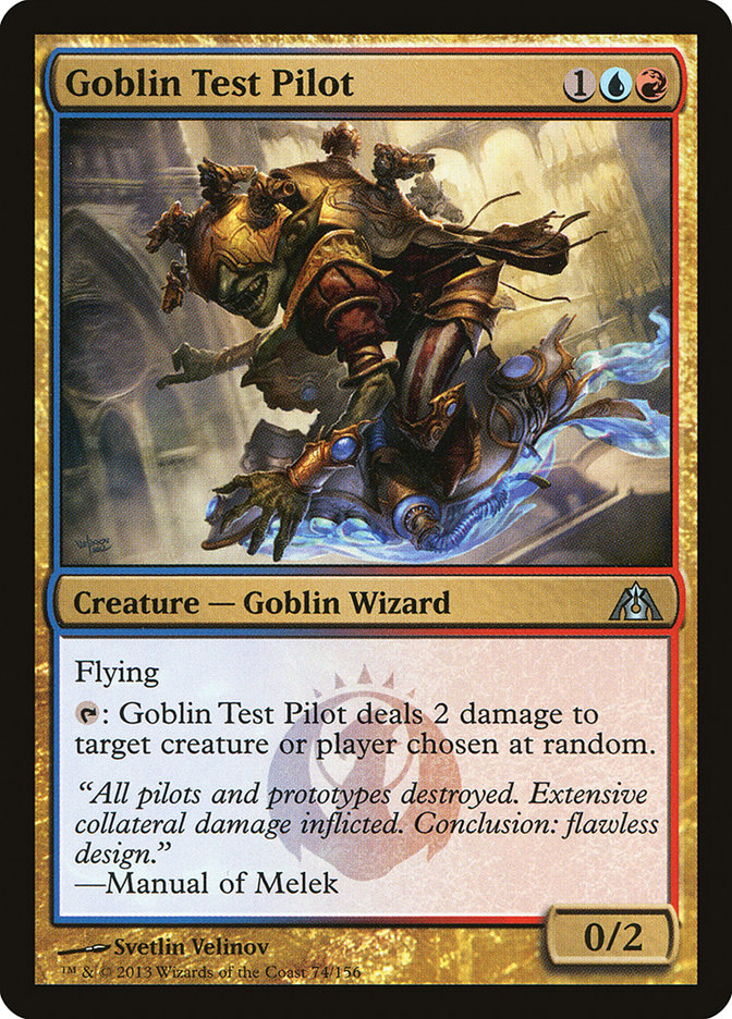 Goblin Test Pilot [Dragon's Maze] [Foil]