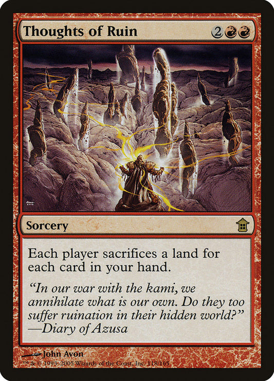 Thoughts of Ruin [Saviors of Kamigawa] [Foil]