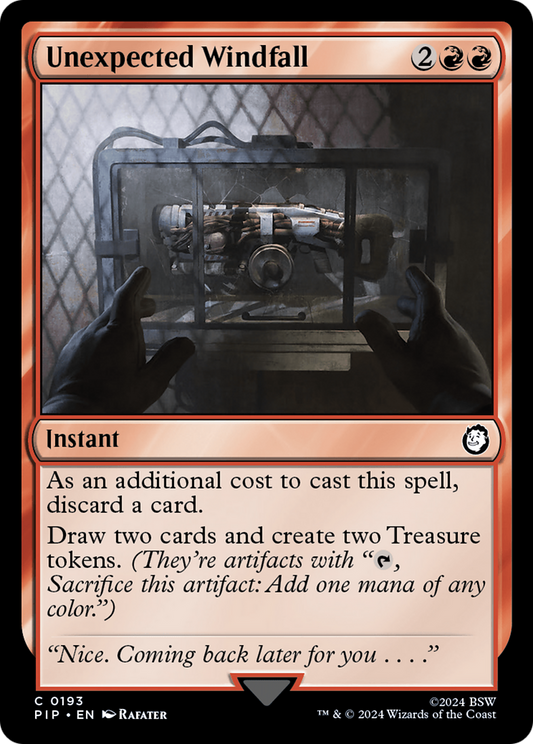Unexpected Windfall [Fallout] [Foil]