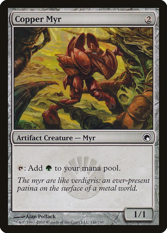 Copper Myr [Scars of Mirrodin] [Foil]