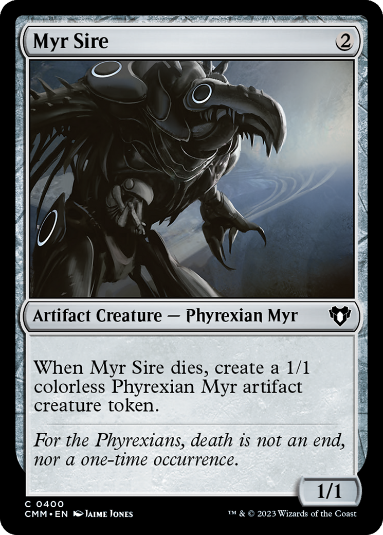 Myr Sire [Commander Masters] [Foil]