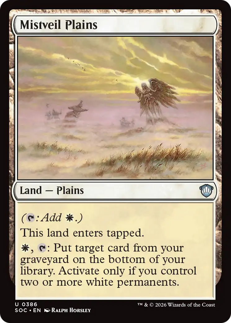 Mistveil Plains [Secrets of Strixhaven Commander] [Foil]