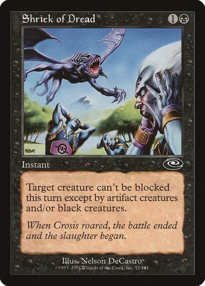 Shriek of Dread [Planeshift] [Foil]