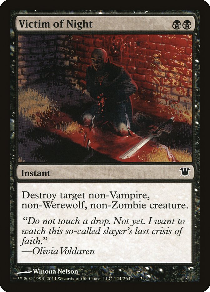 Victim of Night [Innistrad] [Foil]