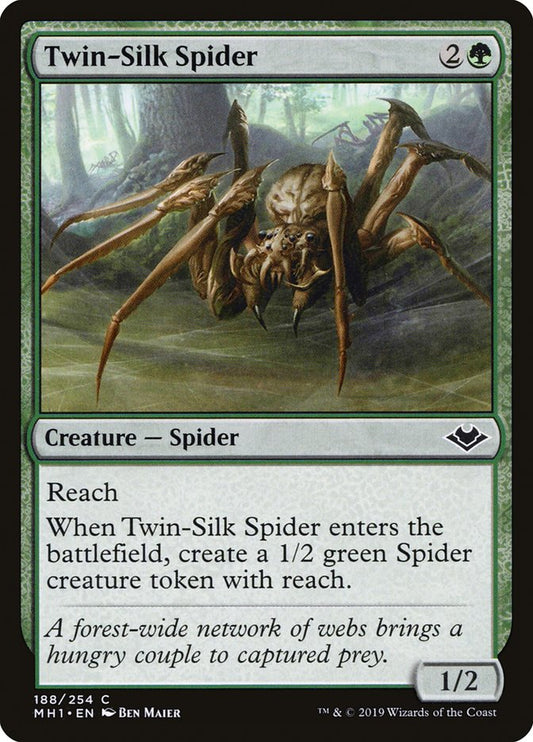 Twin-Silk Spider [Modern Horizons] [Foil]