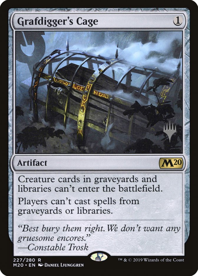 Grafdigger's Cage (Promo Pack) [Core Set 2020 Promos] [Foil]