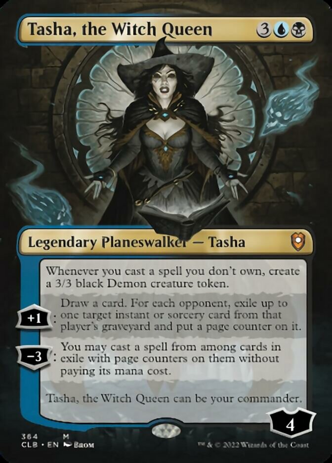 Tasha, the Witch Queen (Borderless) [Commander Legends: Battle for Baldur's Gate] [Foil]