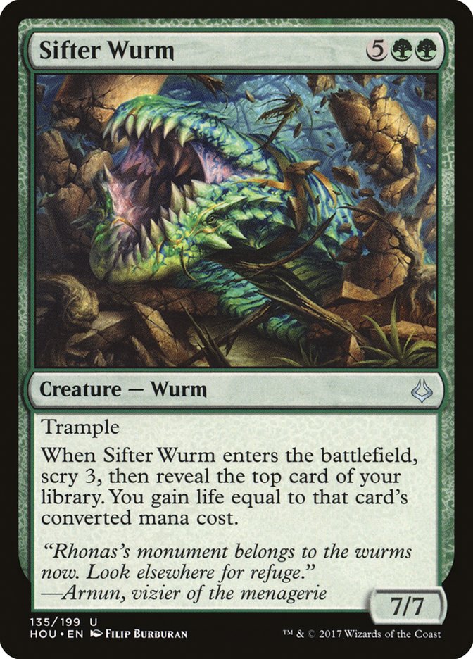 Sifter Wurm [Hour of Devastation] [Foil]