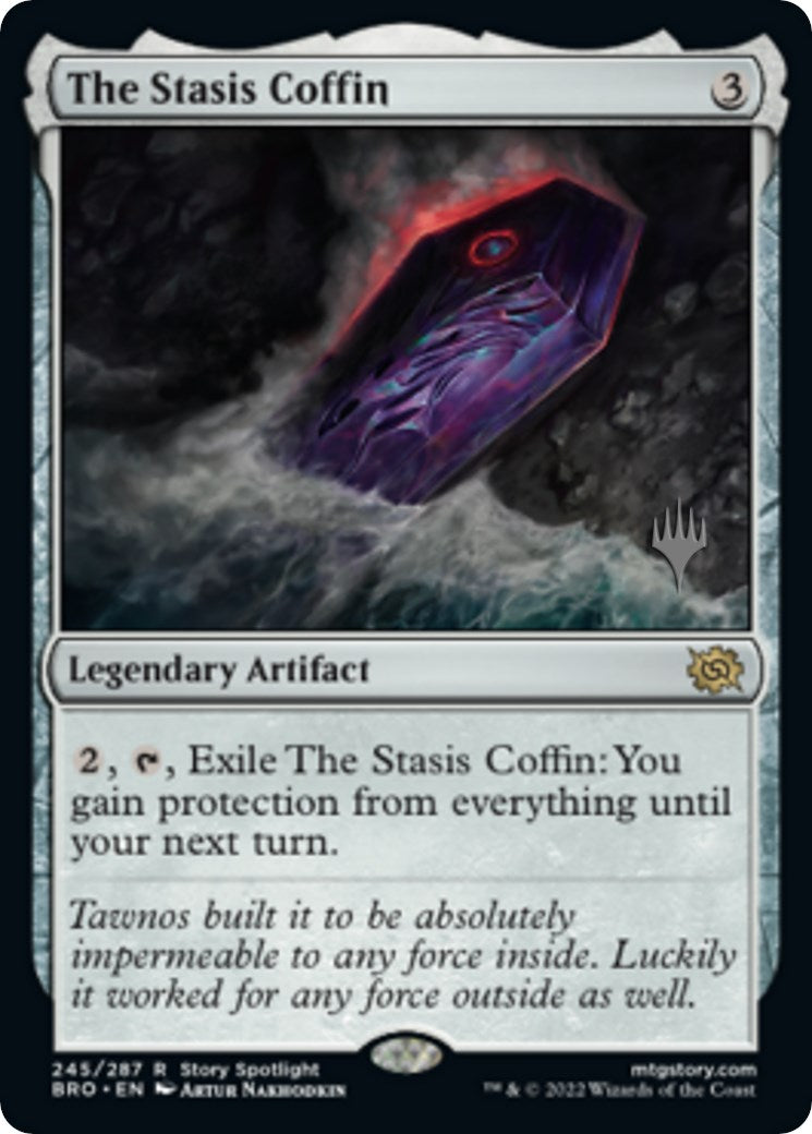 The Stasis Coffin (Promo Pack) [The Brothers' War Promos] [Foil]