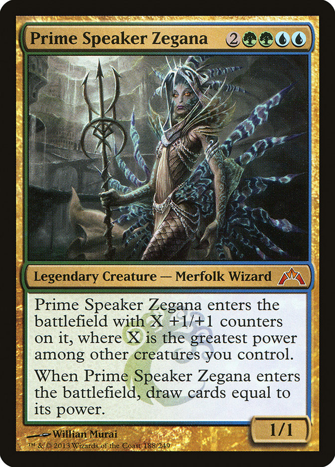 Prime Speaker Zegana [Gatecrash] [Foil]