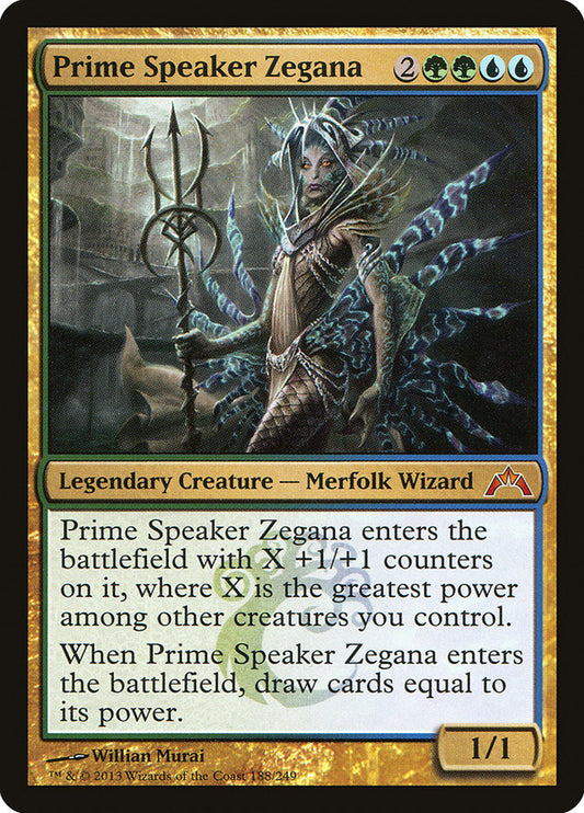 Prime Speaker Zegana [Gatecrash] [Foil]