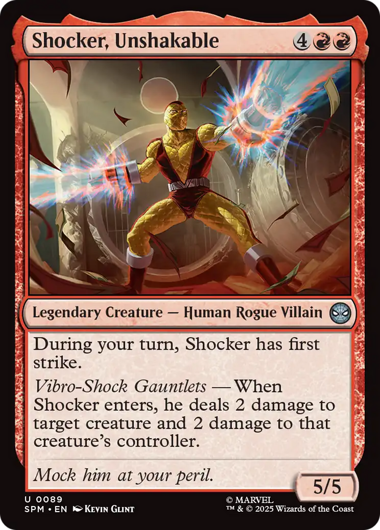 Shocker, Unshakable [Marvel's Spider-Man] [Foil]