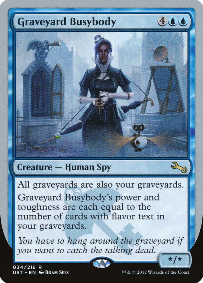 Graveyard Busybody [Unstable] [Foil]
