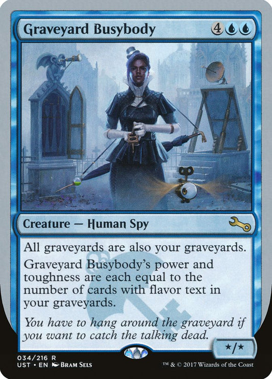 Graveyard Busybody [Unstable] [Foil]