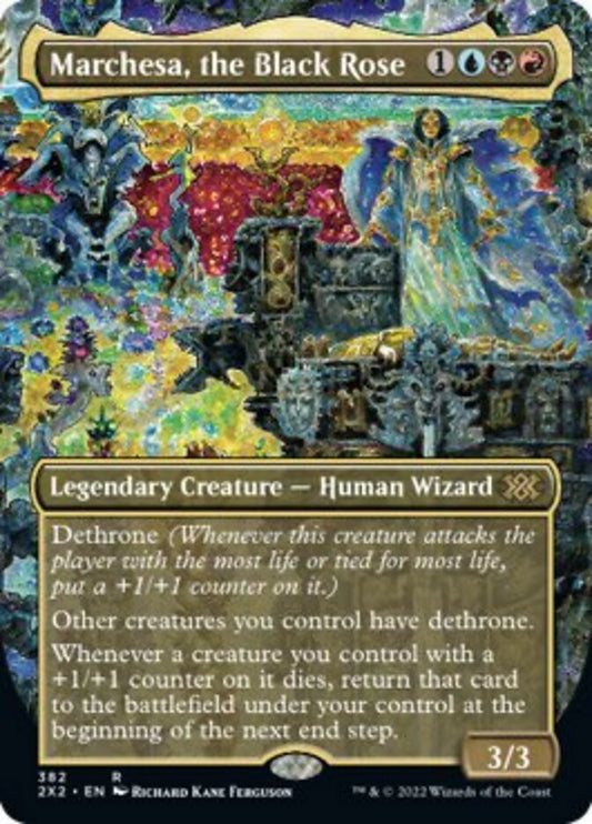 Marchesa, the Black Rose (Borderless Alternate Art) [Double Masters 2022] [Foil]